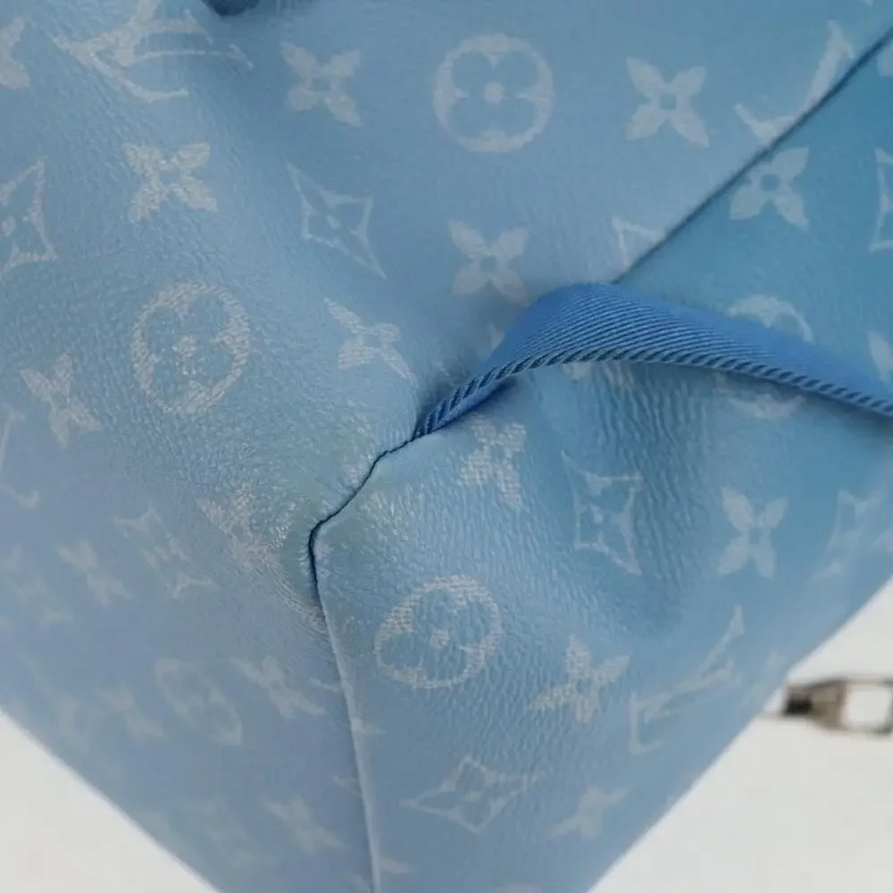 Louis Vuitton Monogram Clouds Multi Pocket Backpack Blue